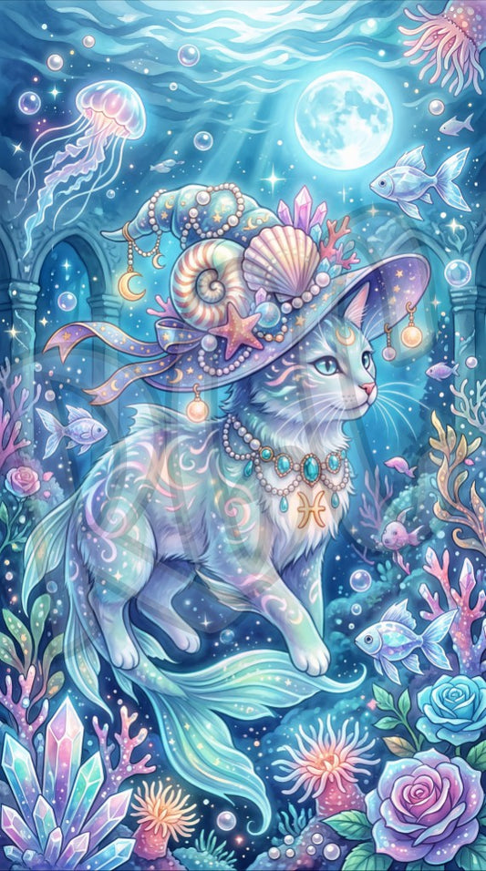 Pisces Water Cat