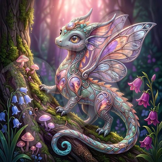 Mystical Mosaic Dragon