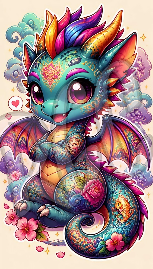 Rainbow Dragon Blossom