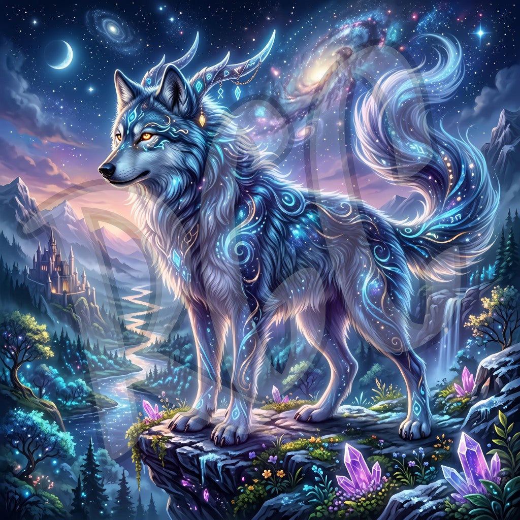 Celestial Wolf Guardian