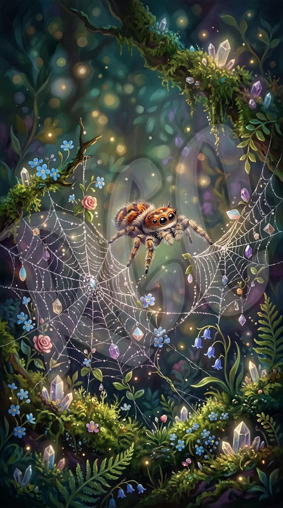 Enchanted Web of Crystals