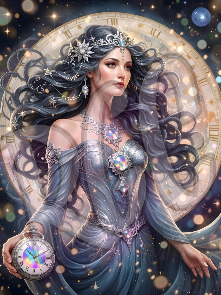 Celestial Timekeeper Goddess