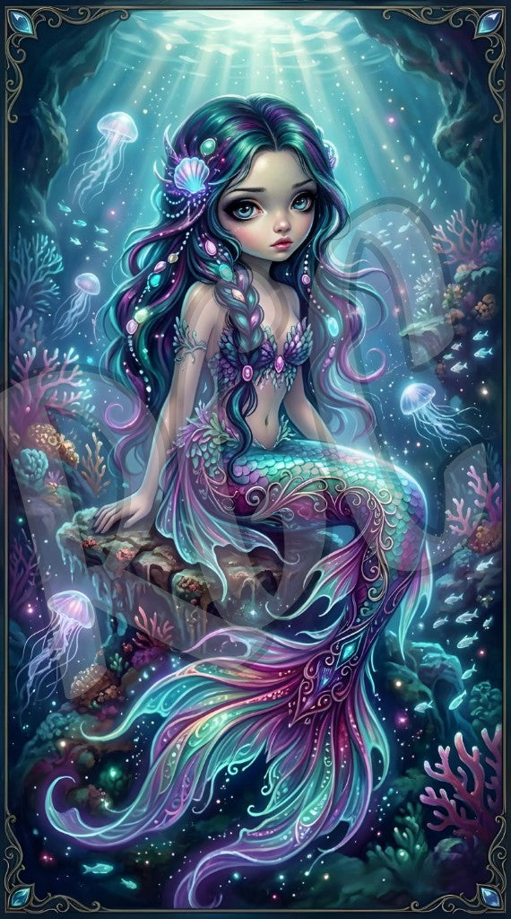Mermaid & Jellyfish