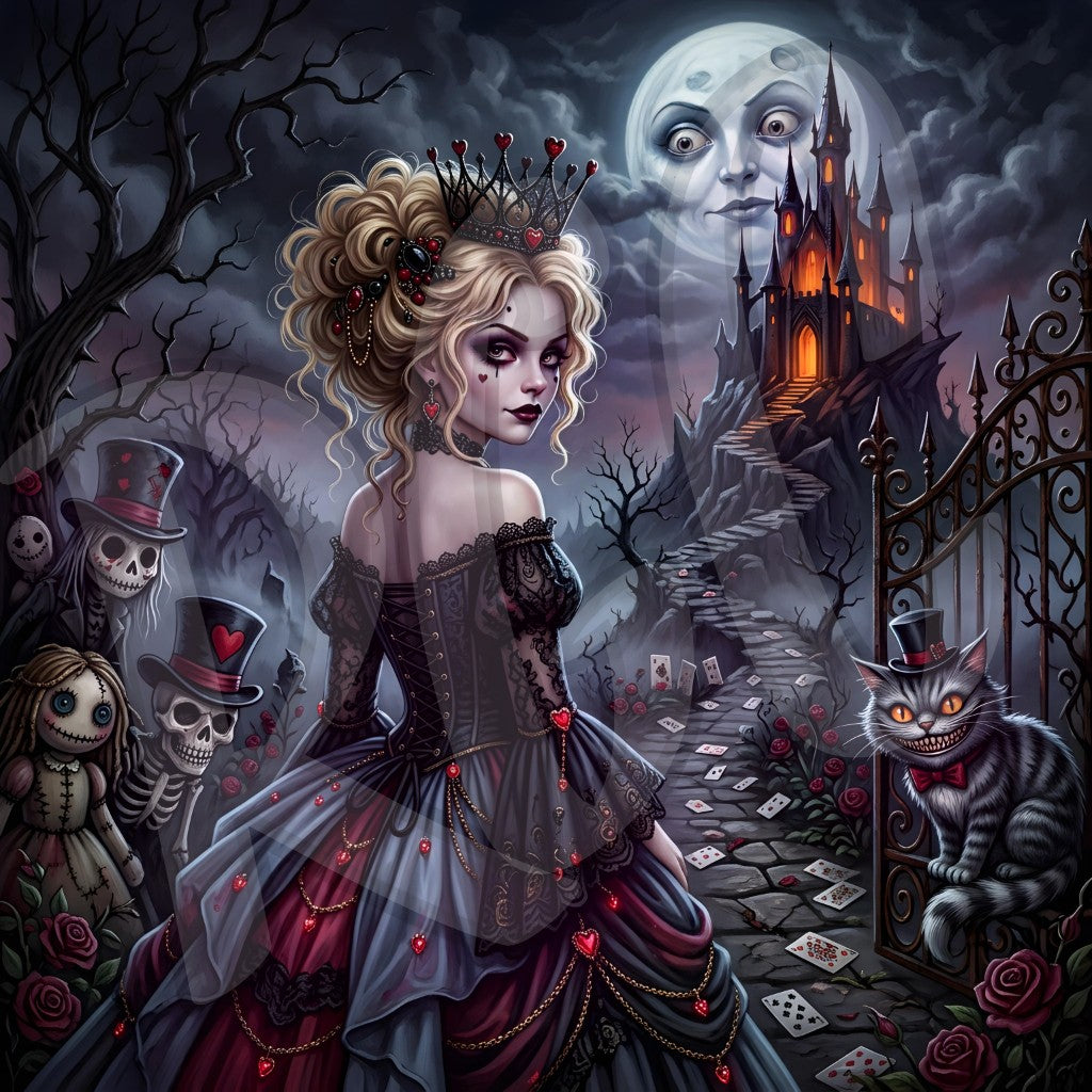 Crimson Queen of the Haunted House