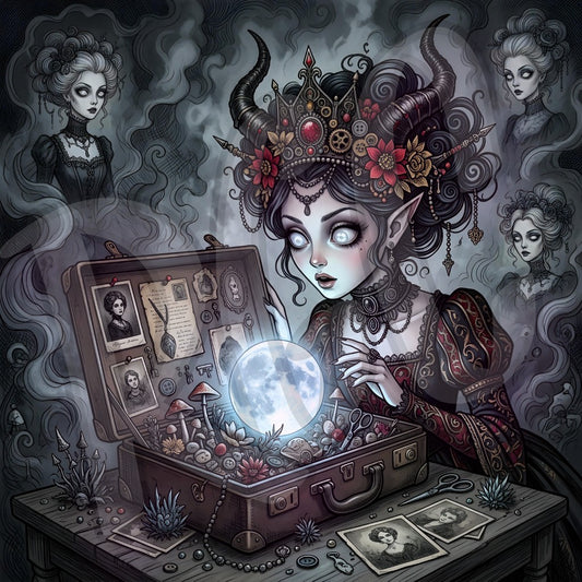 The Midnight Witch's Mystical Curio
