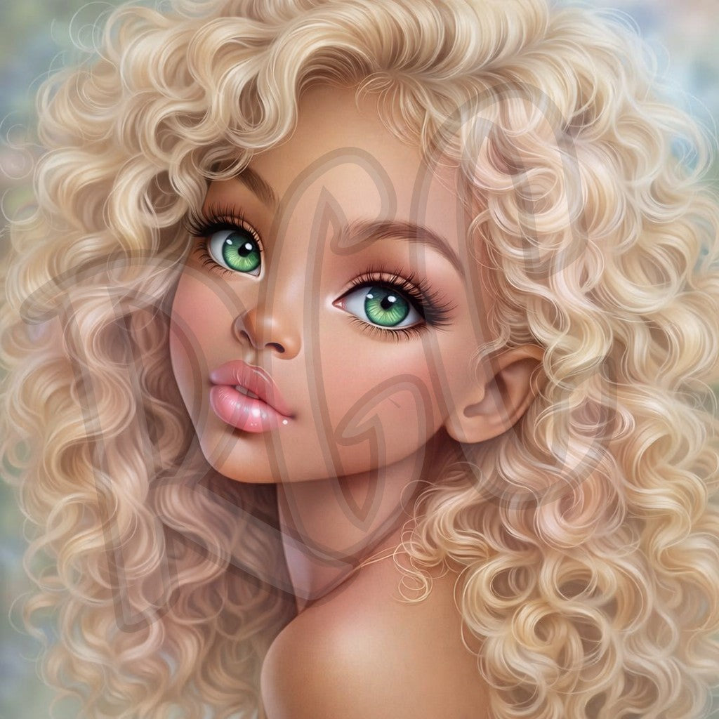 Radiant Beauty with captivating eyes