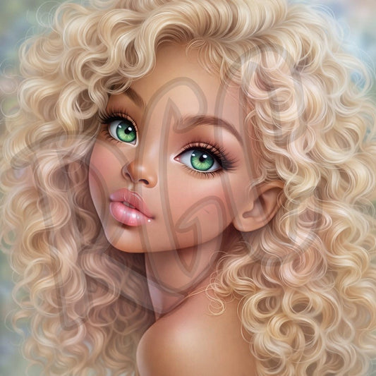 Radiant Beauty with captivating eyes