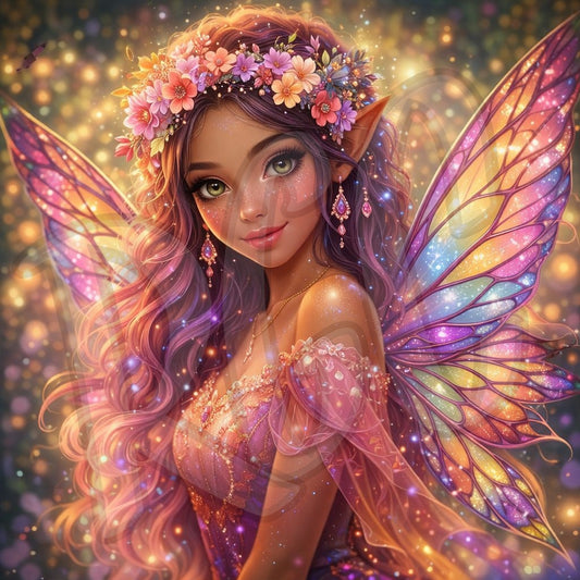 Radiant Fairy in Enchanted Flora