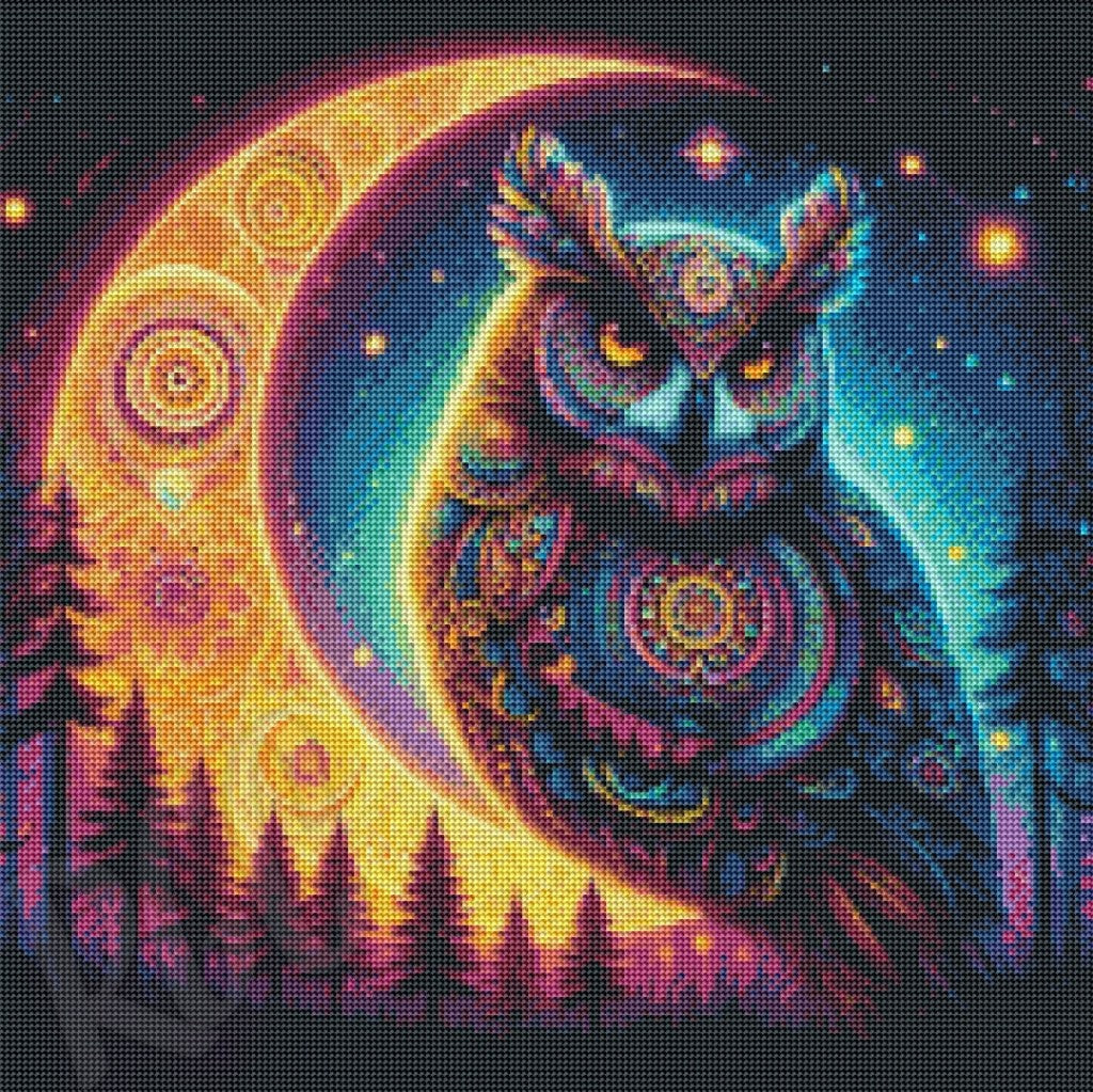 Psychedelic owl