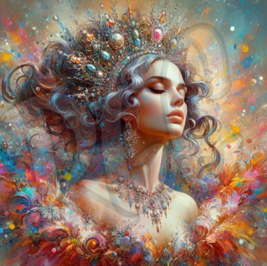 Ethereal Crowned Muse