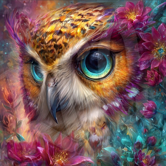 Look into the owls eye