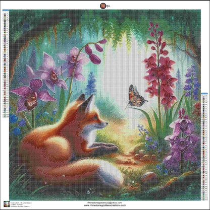 Fox & butterfly