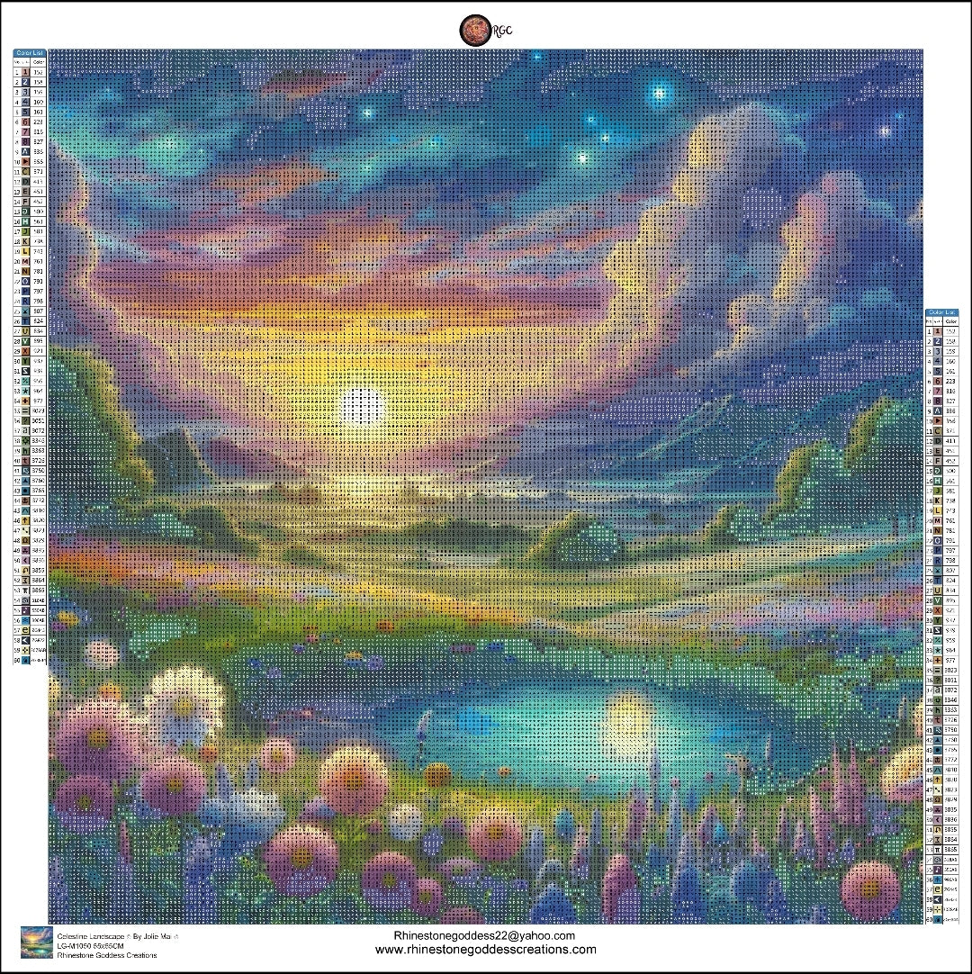 Celestine Landscape