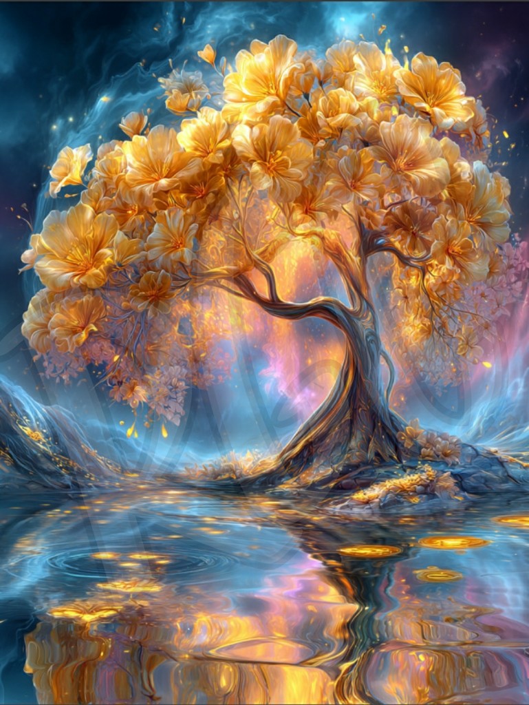 Golden Magical Tree