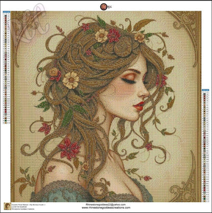 Graceful Floral Woman