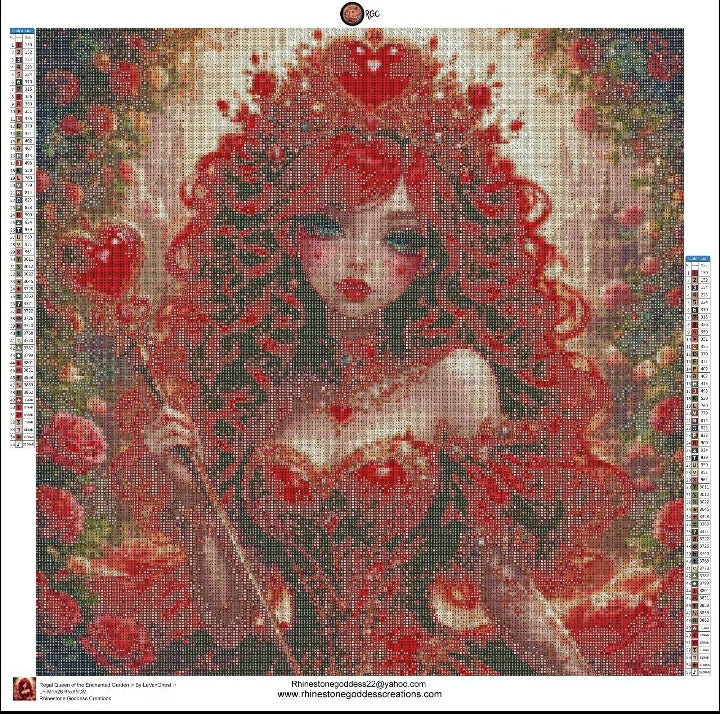 Regal Queen of the Enchanted Garden