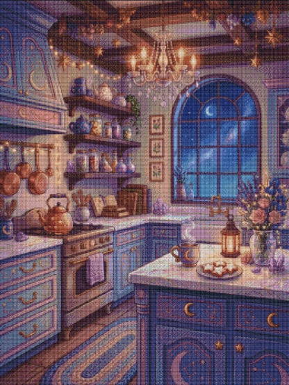 Blue Cozy Kitchen