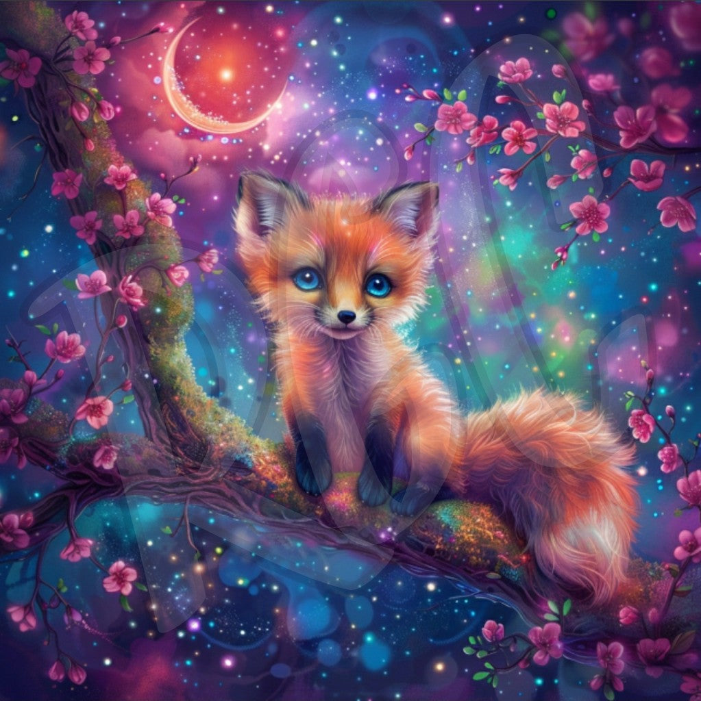 Cherry Blossom Fox