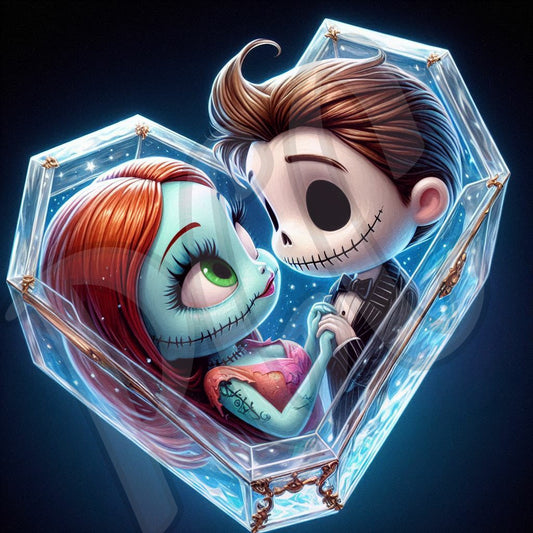 Crystal Heart Coffin