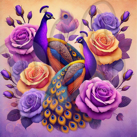Purple Peacocks