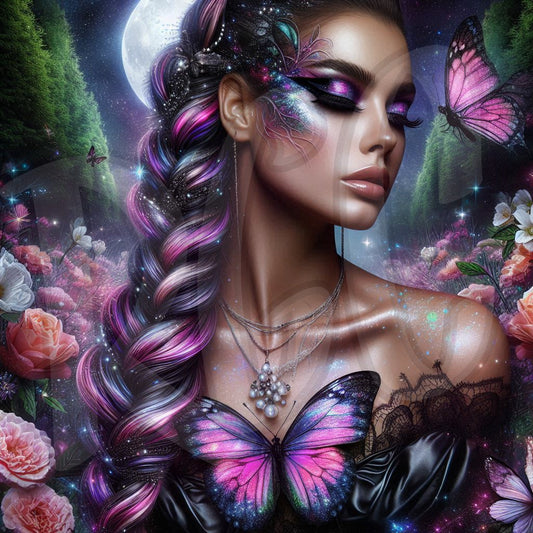 Purple Butterfly Beauty