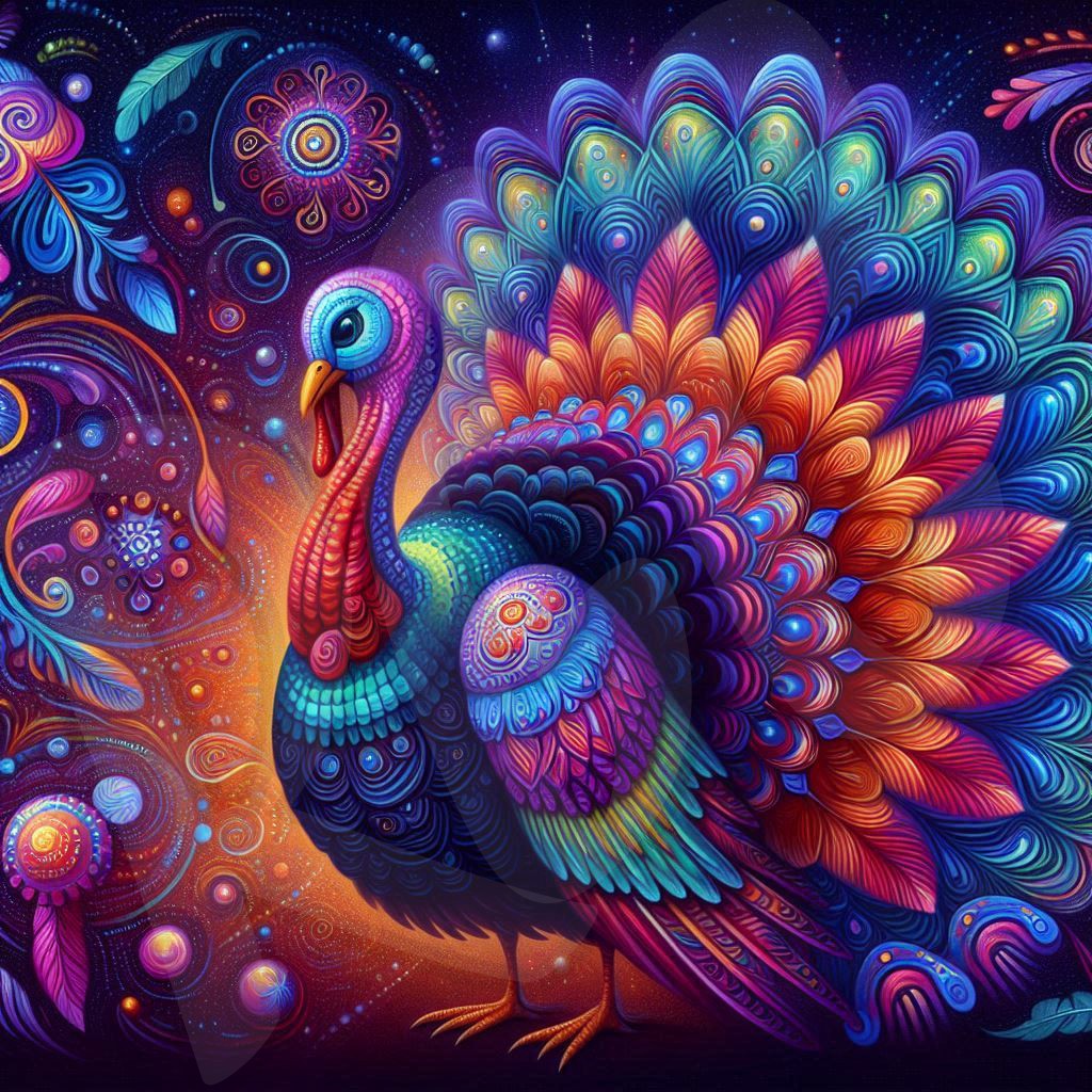 Colorful Peacock