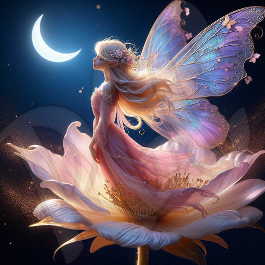 Fairy on a flower