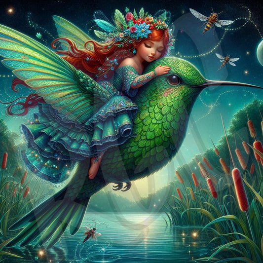 Riding on my Hummingbird