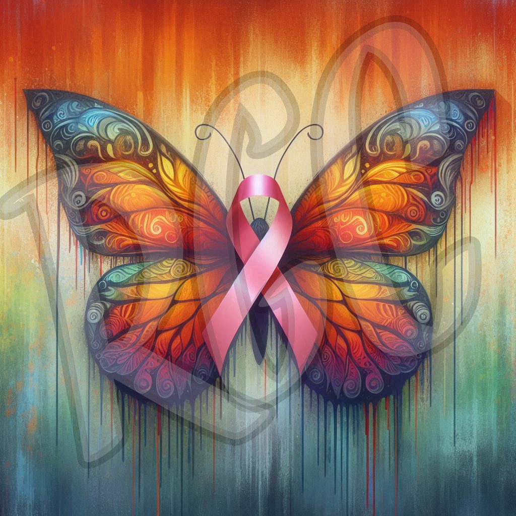 Cancer Awareness Butterfly