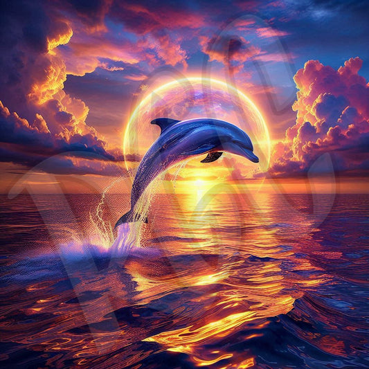 Sunset Dolphin