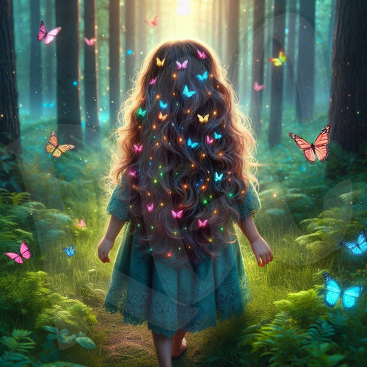 Butterfies in hair