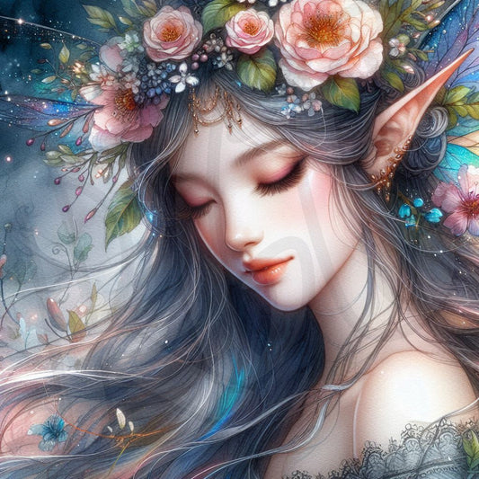 Flower elf fairy
