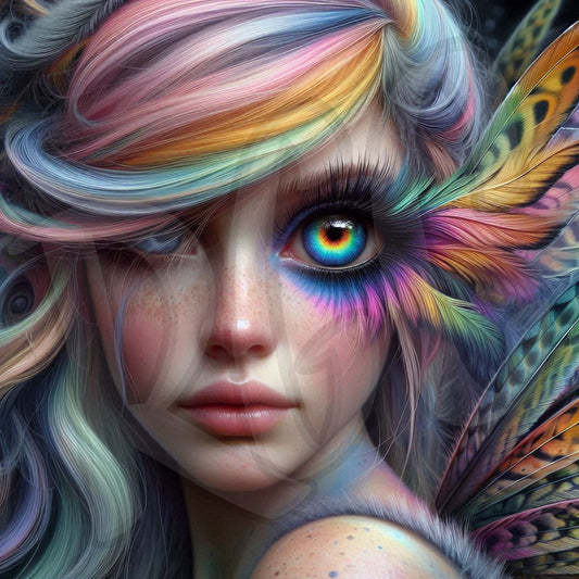 Feathered eye
