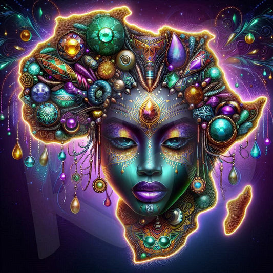 African Face Continent