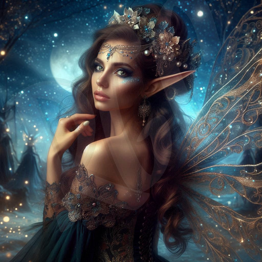 Moonlight fantasy elves