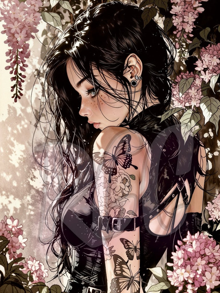 Black Leather & Blossom