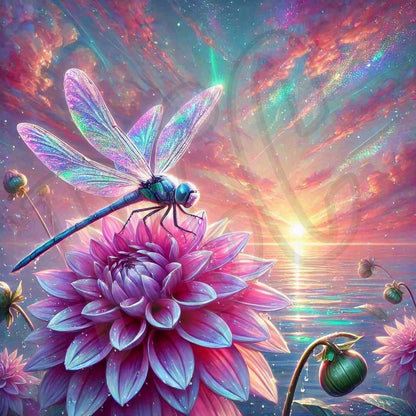 Dragonfly Sunset 1-3