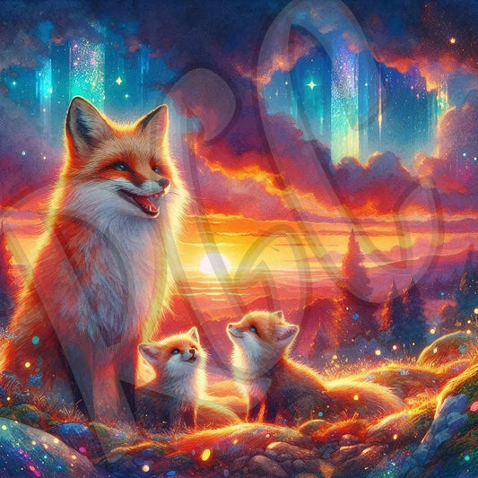 Fox Cubs first sunset