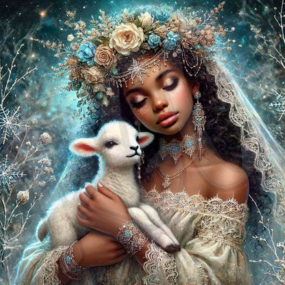 Woodland Princess & Lamb 1&2