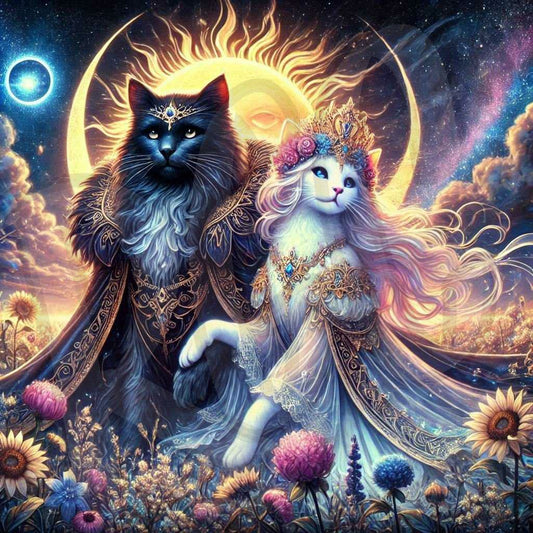 Sun and Moon Cat Regal