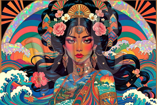 Earth, Fire, Wind, Water Woman