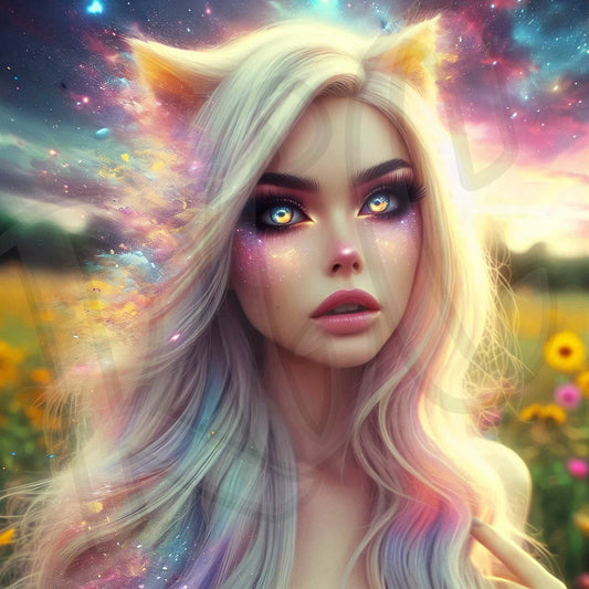 Shattered Galaxy Cat