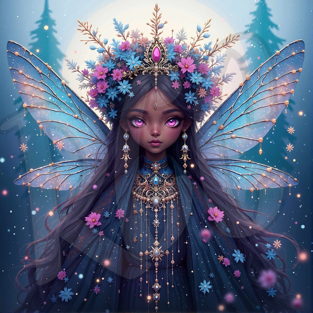 Cloaked Floral Princess Fairy