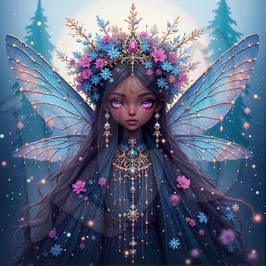 Cloaked Floral Princess Fairy