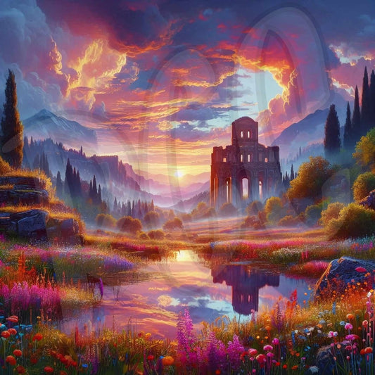 Reflections Floral Landscape