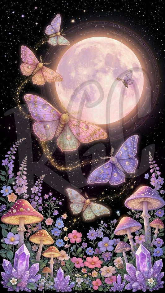 Celestial Moth Moon