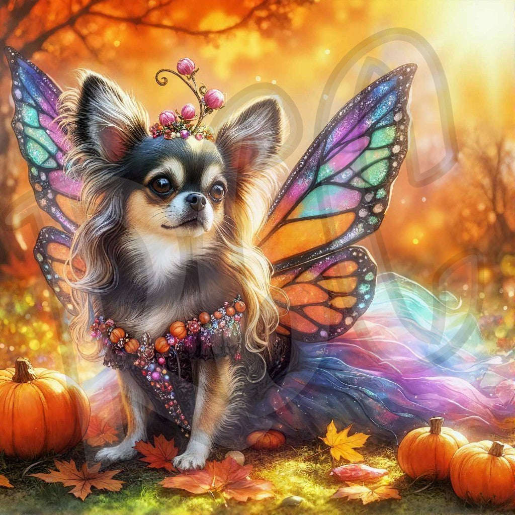 Halloween Chihuahua Butterfly