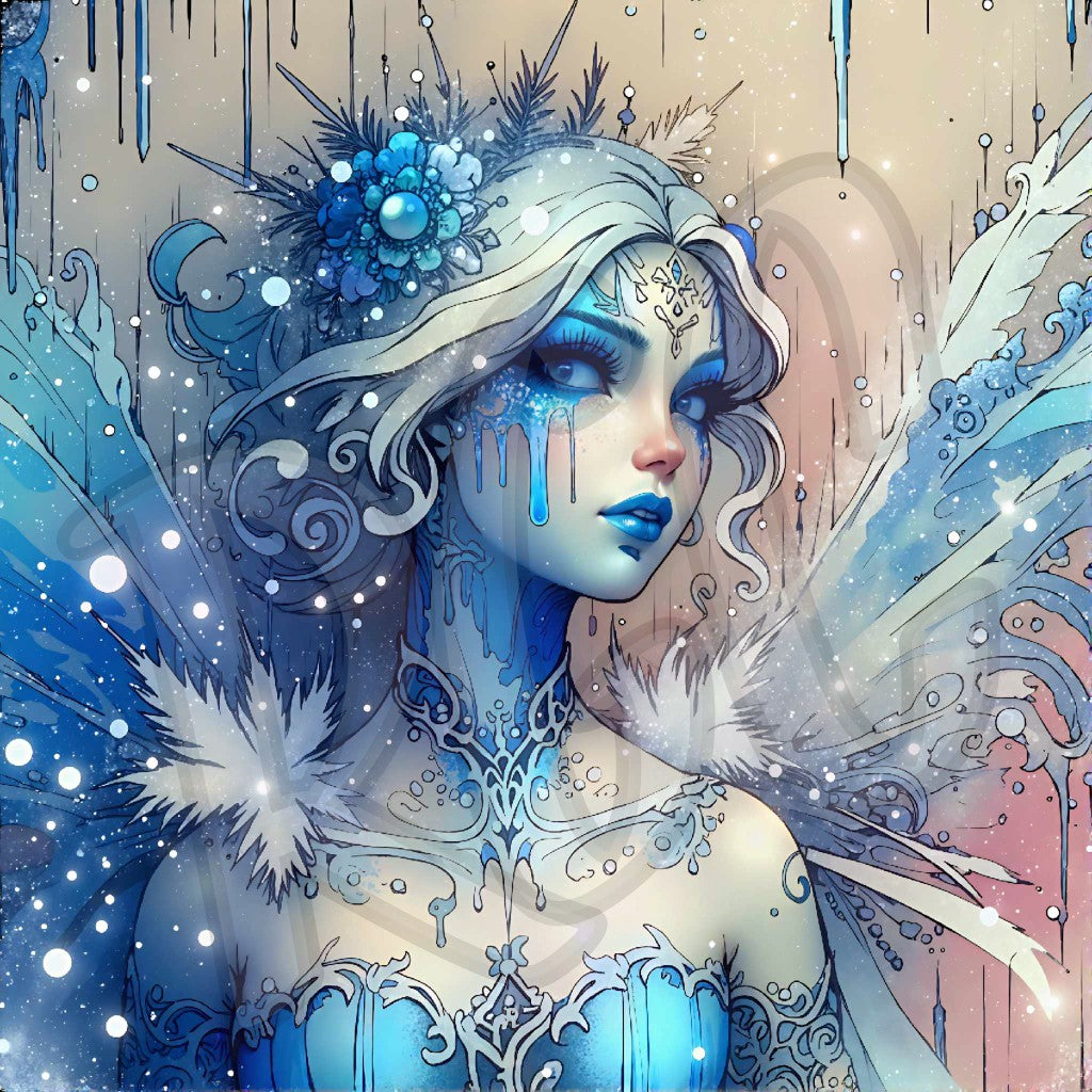Winter Blues Fairy
