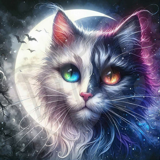 Spooky Tails Chimera Cat