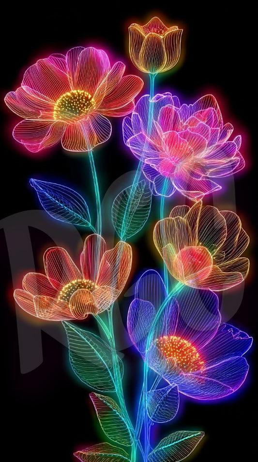Neon Bouquet